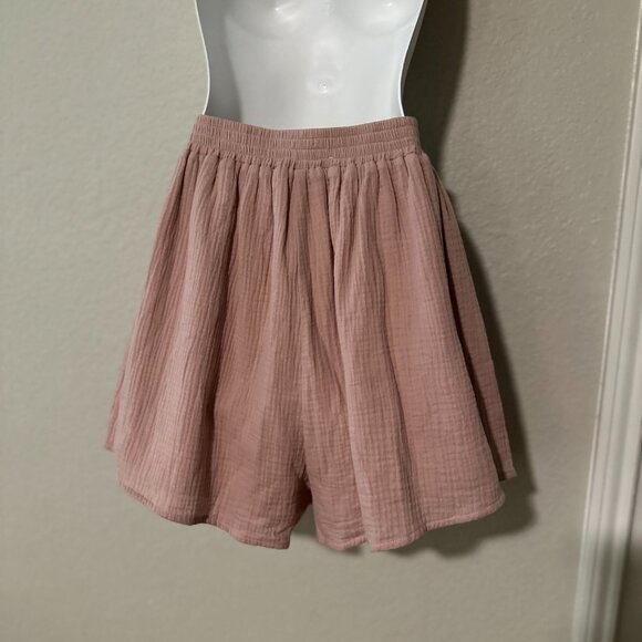 Nordstrom Free The Roses Dusty Pink Gauze shorts, New without Tags, Small - Picture 3 of 7
